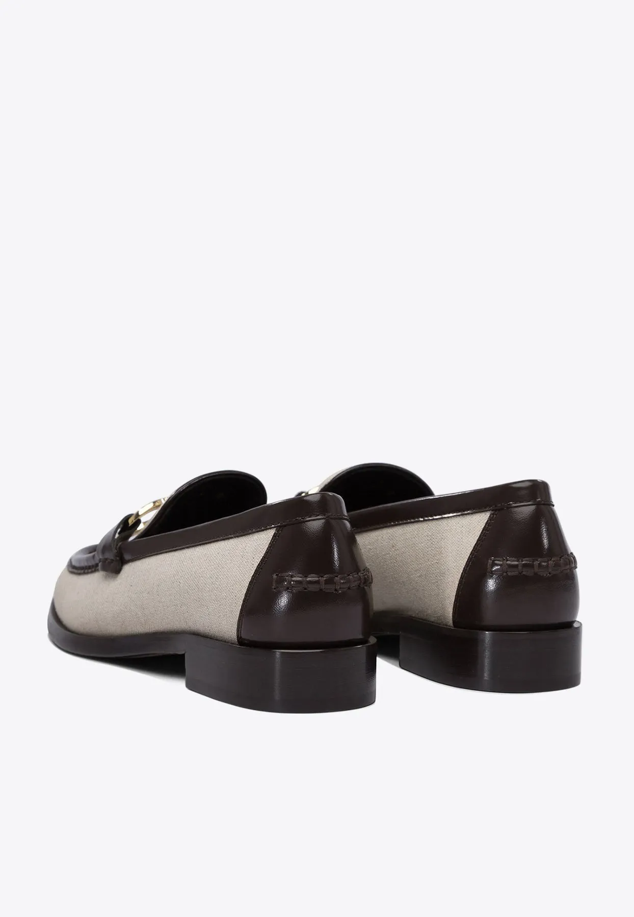 Maryan Leather-Paneled Loafers