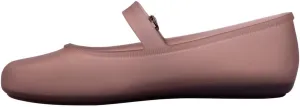 Melissa Soft Ballerina Collection - Seasonless Flats for Women - Classic Ballet Style with Adjustable Strap - Light-as-Air PVC Construction - Soft Foam Insole - Bubblegum Scent