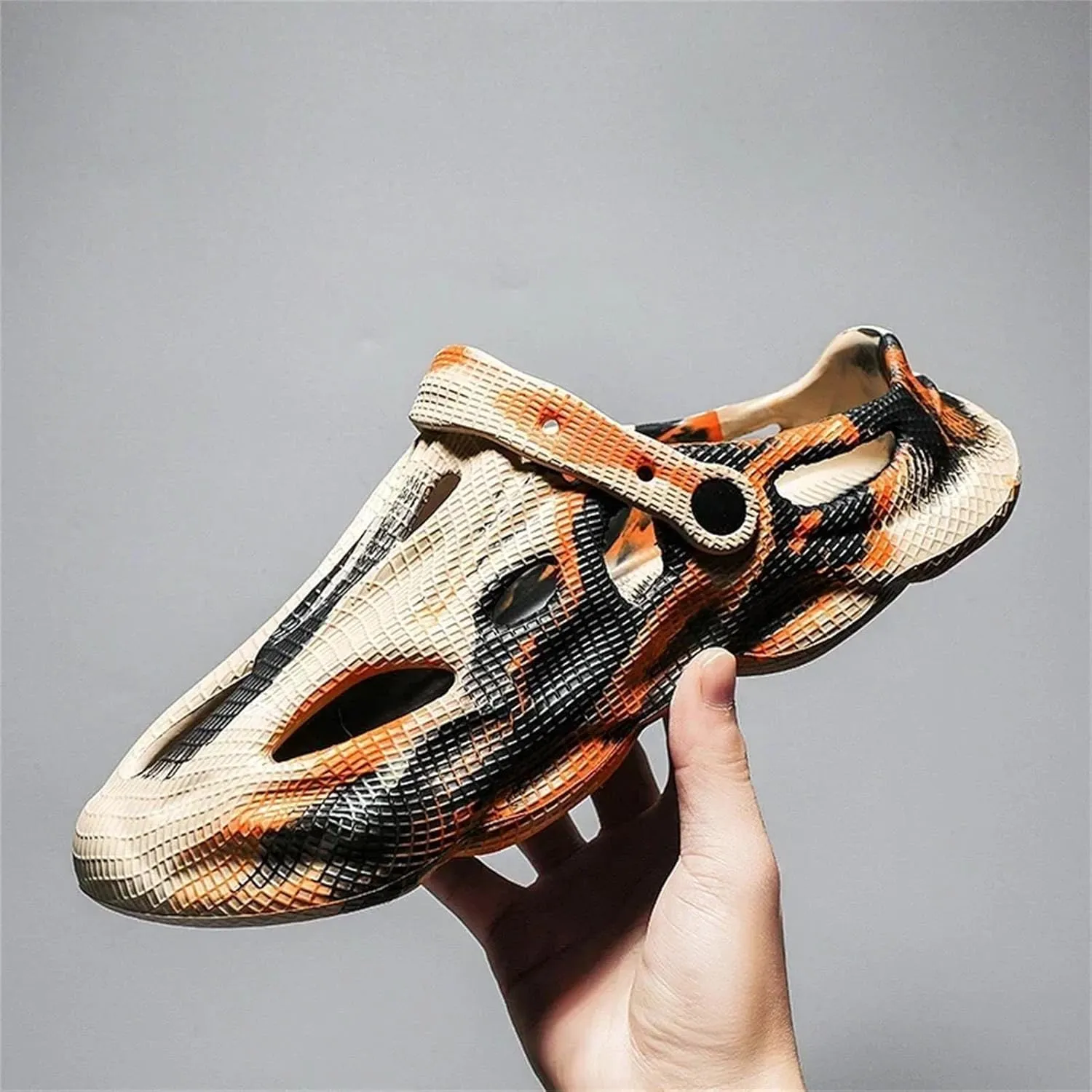 Men's Camo Clogs, Soft EVA Beach Slides