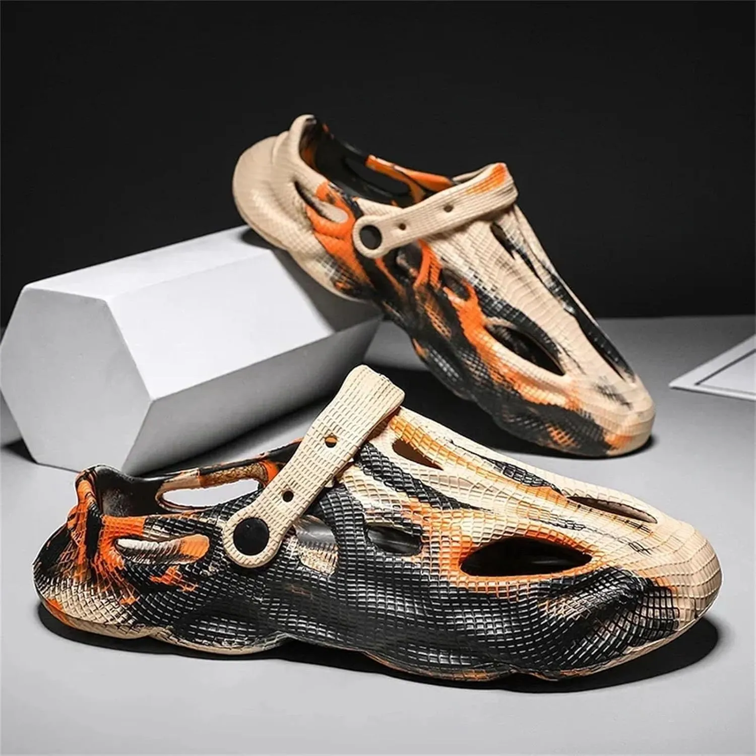 Men's Camo Clogs, Soft EVA Beach Slides