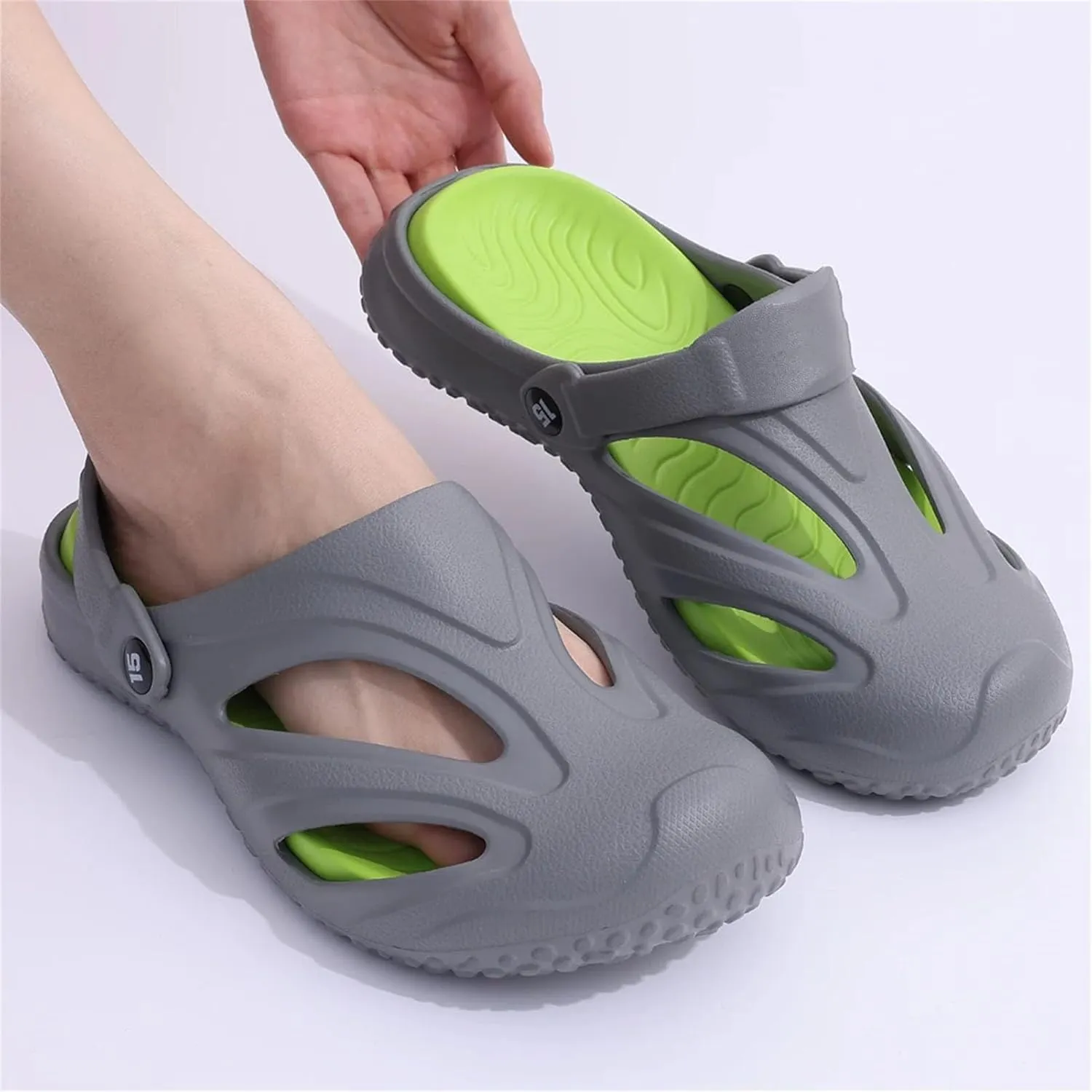 Men's Garden Clogs - Arch Support Sandals for Outdoor and Beach
