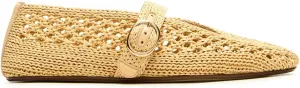 Mesh Ballet Flats for Women Round Toe Sandals Mary Jane Flats
