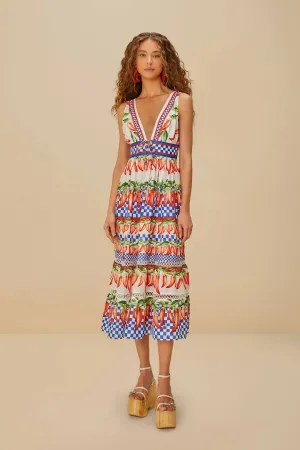 Midi Excellent reviews Pepper All-inclusive Checkered Dress Print