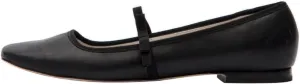miss left Women Lovely Single Elastic Strap Flat Mary Janes Square Toe Comfortable Office Party Dress Shoes Size 4-16 US