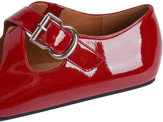Modatope Womens Flats Shoes Ballet Flats Closed Round Toe Mary Jane Shoes for Women -Lightweight/Soft