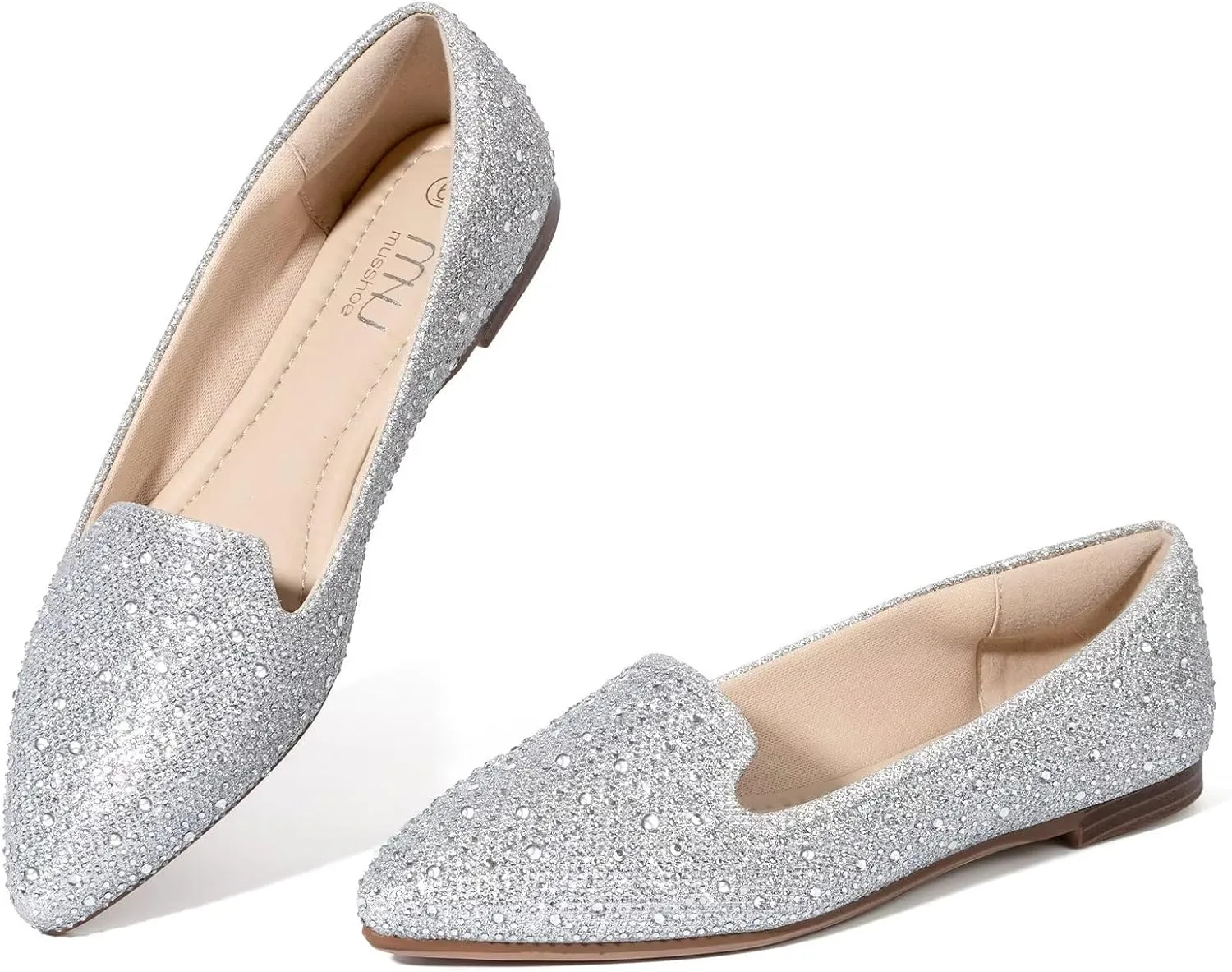 MUSSHOE Flat Shoes Women Comfortable Slip on Women's Flats