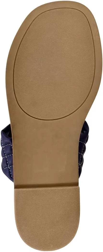 Nautica Women’s Woven Strap Thong Sandals – Comfortable Flat Slip-On Flip-Flops for Beach, Travel, and Everyday Casual Wear