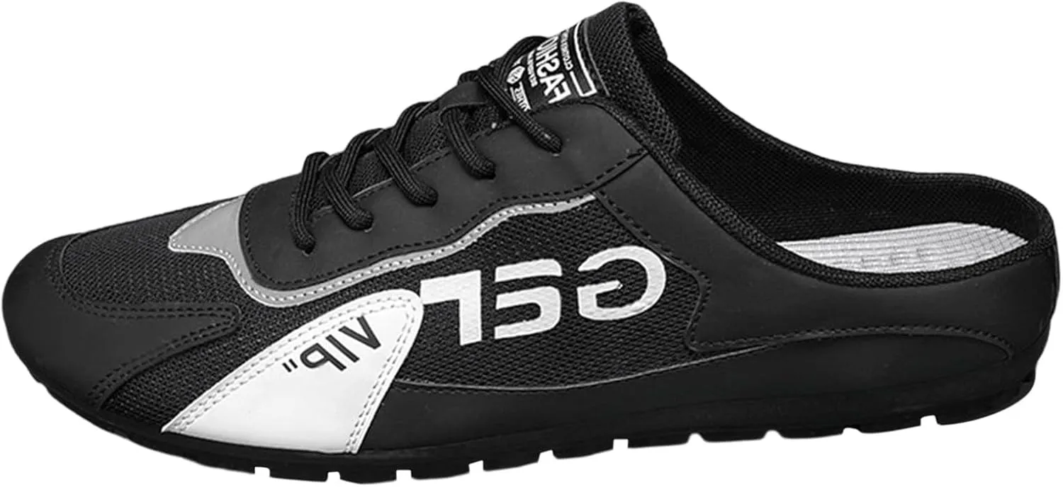 New Men's Shoes Trend Versatile Casual Shoes Lazy Man Half Slipperboard Shoes Shoes Male Loafer Shoes Men Casual Shoes