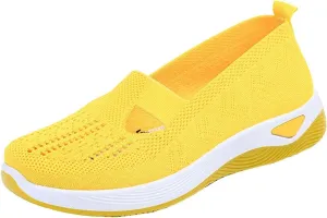 Orthopedic Walking Shoes for Women Slip On Sneakers with Arch Support Comfortable Casual Loafers Plantar Fasciitis Relief Foot Heel Pain Diabetic Feet