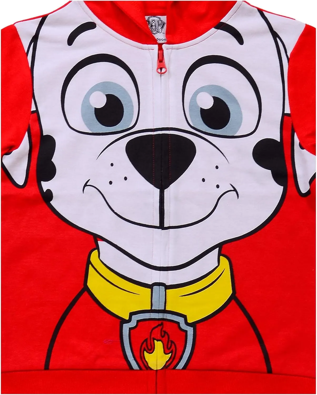 Paw Patrol Nickelodeon Marshall, Rubble or Chase Boys Zip Up Hoodie for Toddler and Little Kids