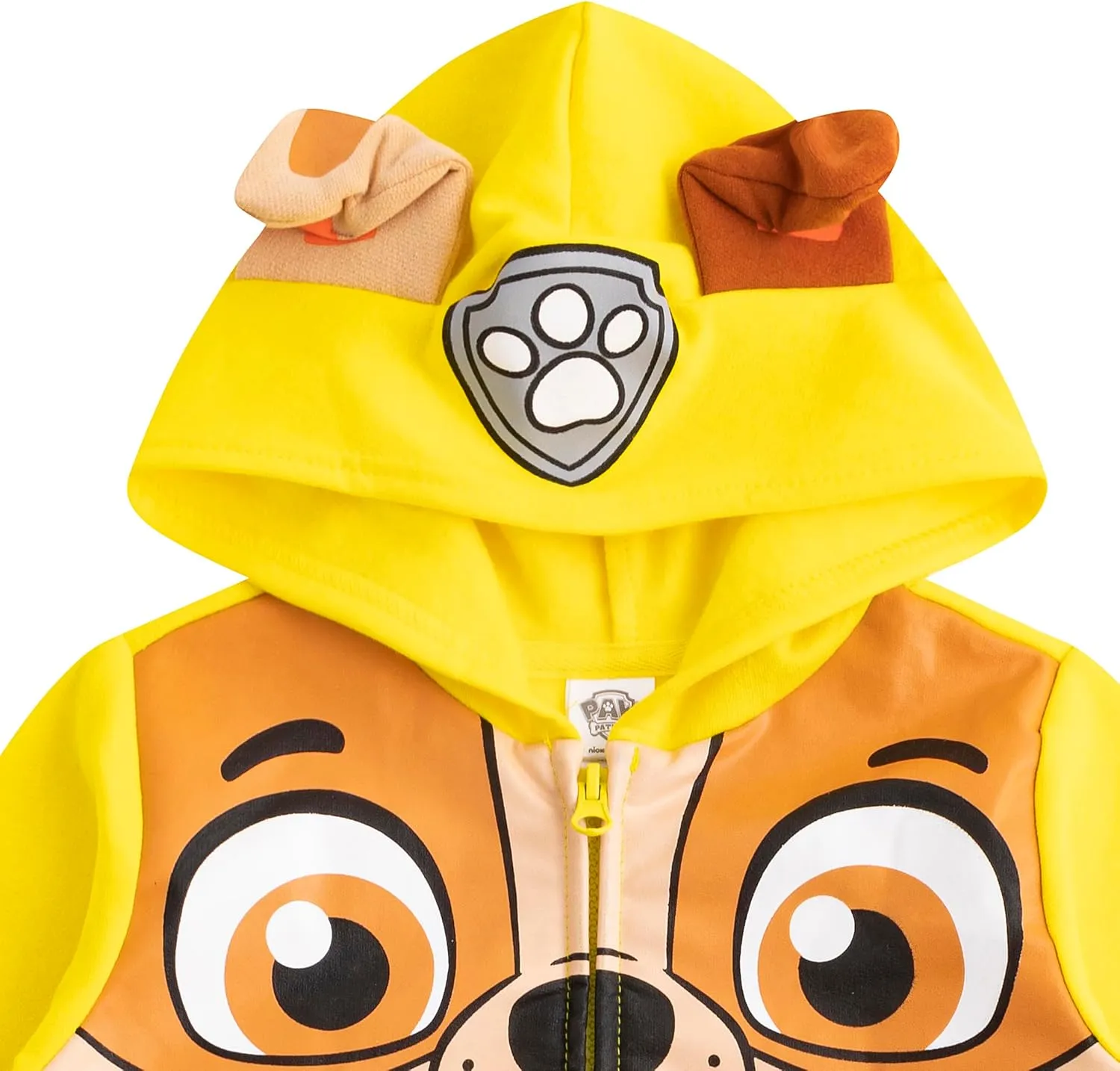Paw Patrol Nickelodeon Marshall, Rubble or Chase Boys Zip Up Hoodie for Toddler and Little Kids