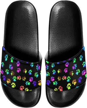 Pillow Slippers Slides for Women, Non-Slip Cloud Slides House Shower Shoes Shower Sandals for Indoor & Outdoor