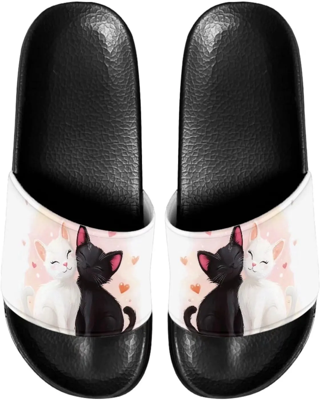 Pillow Slippers Slides for Women, Non-Slip Cloud Slides House Shower Shoes Shower Sandals for Indoor & Outdoor