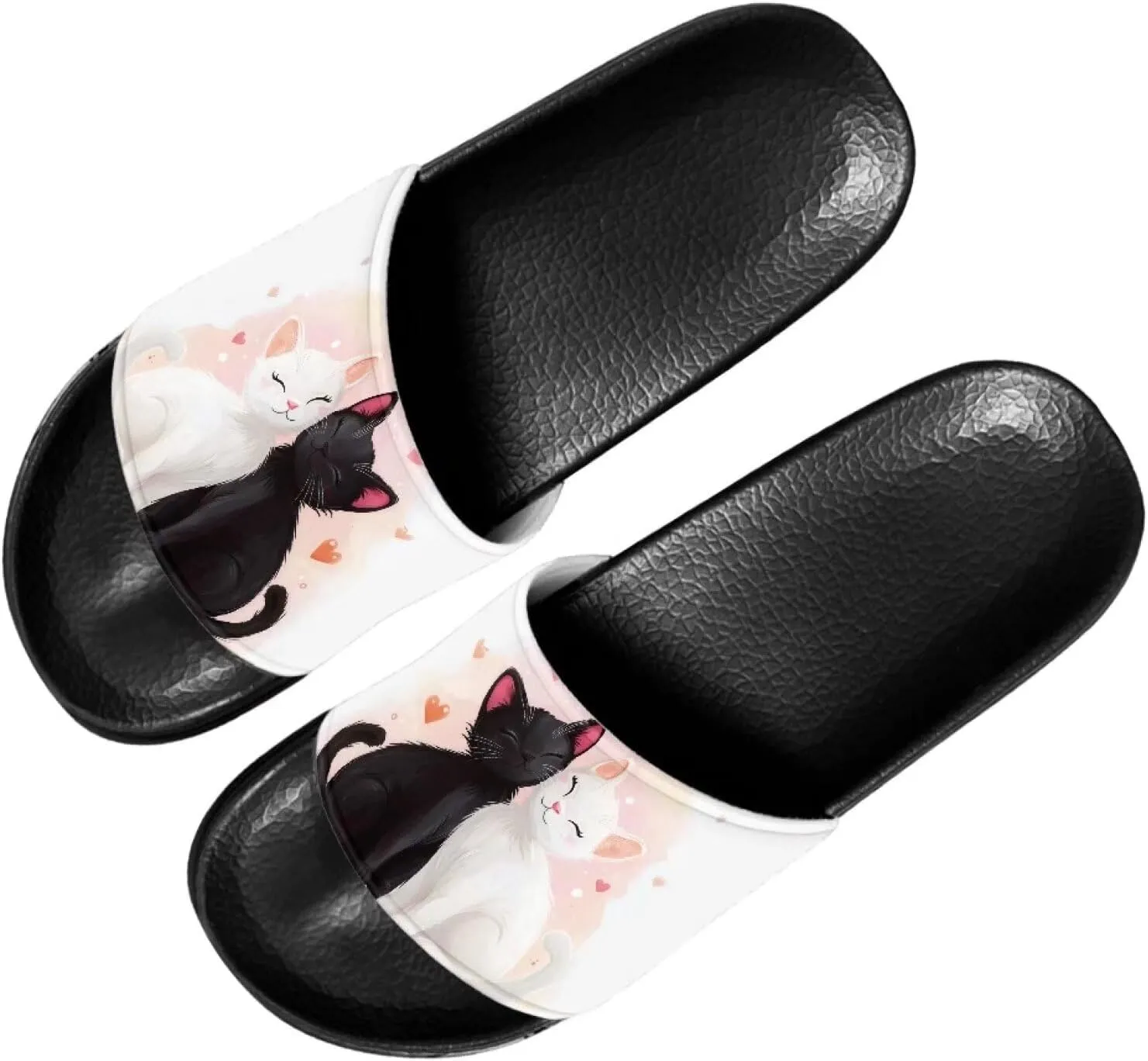 Pillow Slippers Slides for Women, Non-Slip Cloud Slides House Shower Shoes Shower Sandals for Indoor & Outdoor