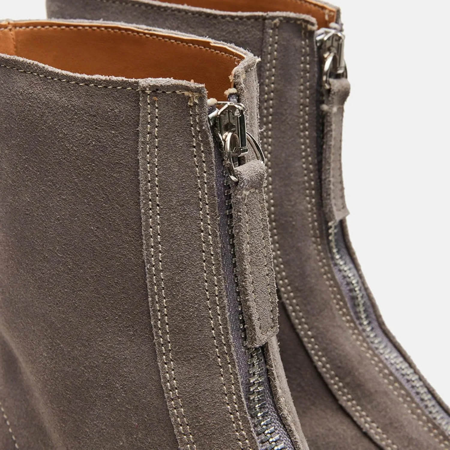 Platform Ankle Boots for Women Comfortable Chelsea Block Heel Booties with Zipper Casual Dressy Combat Mini Snow Boots