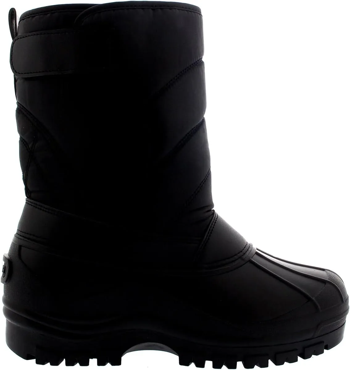 POLAR Mens Muck Nylon Strap Lace Up Duck Snow Winter Flat Rain Outdoor Boots