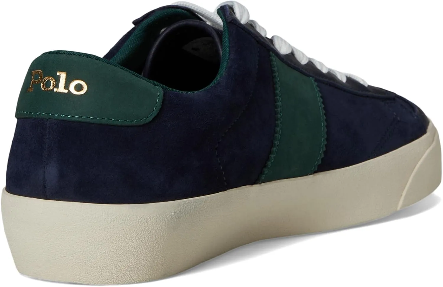 POLO RALPH LAUREN Men's Suede Leather-Sayer Sport-Sneakers-Low Top Lace