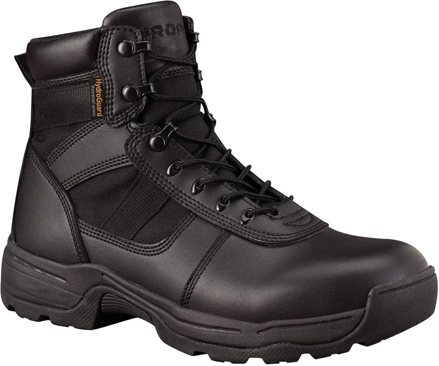 Propper Men's Series 100 6" Side Zip Waterproof Boot, Black, 7.5