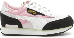 PUMA Kids Girls Future Rider Bouquet Lace Up Sneakers Shoes Casual - Black, Pink, White - Size 1.5 M