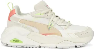 PUMA Womens TRC Mira Tech Pop Lace Up Sneakers Shoes Casual - Off White