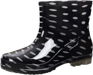 Rain Boots Women Women's Ankle Rain Boots Waterproof Garden Shoes Outdoor Rain Shoes for Hunting Gardening Farming