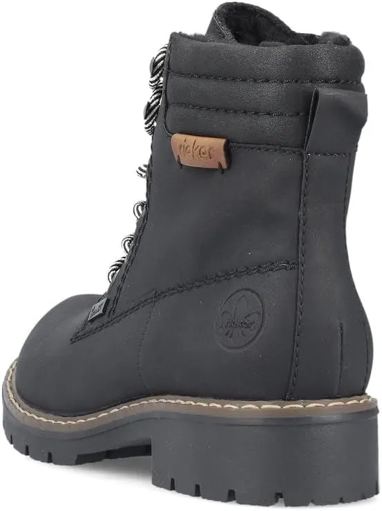 Rieker RiekerTEX Women's Lace-Up Ankle Boots Y9125 Water Resistant