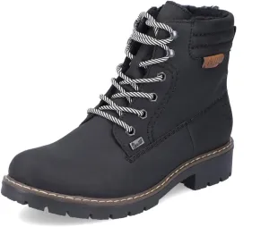 Rieker RiekerTEX Women's Lace-Up Ankle Boots Y9125 Water Resistant