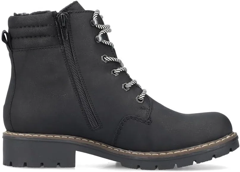 Rieker RiekerTEX Women's Lace-Up Ankle Boots Y9125 Water Resistant
