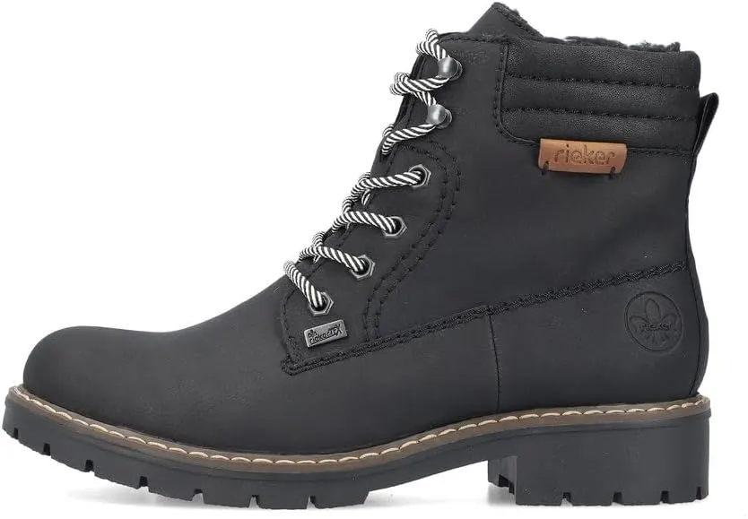 Rieker RiekerTEX Women's Lace-Up Ankle Boots Y9125 Water Resistant