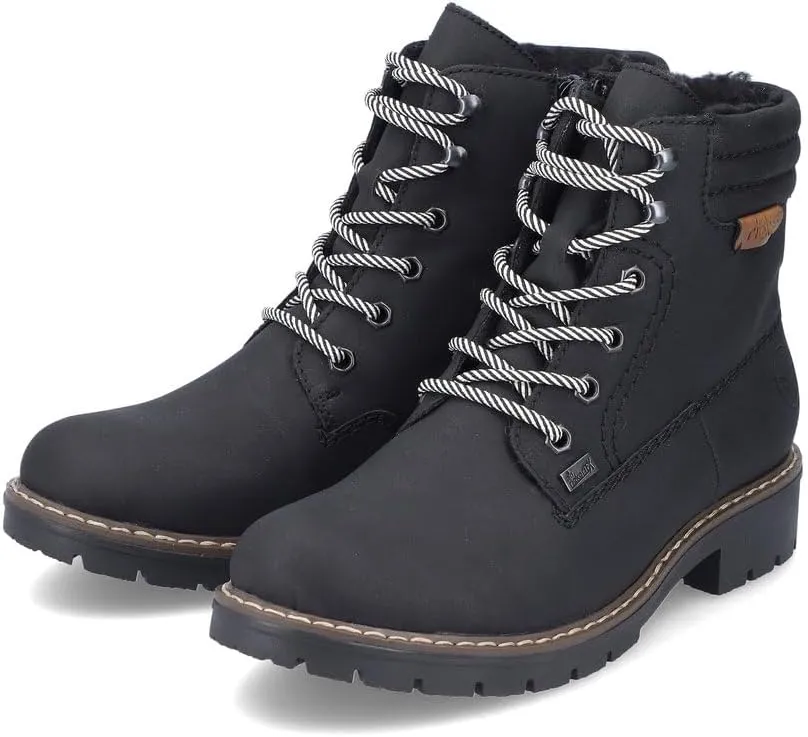 Rieker RiekerTEX Women's Lace-Up Ankle Boots Y9125 Water Resistant
