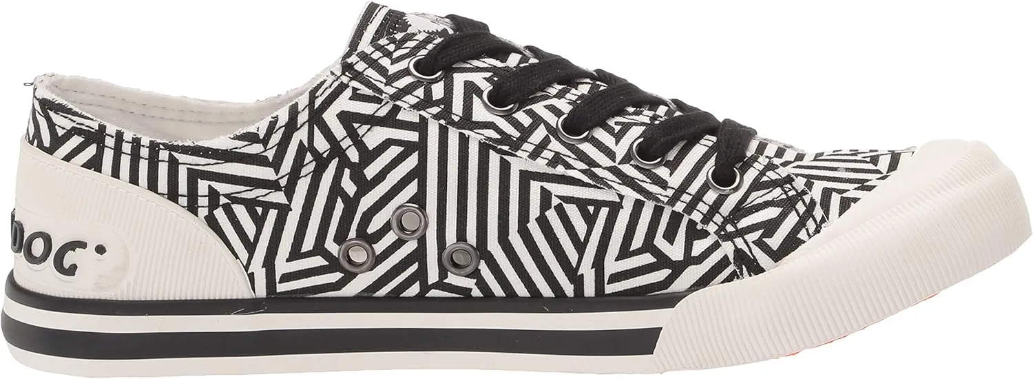 Rocket Dog Women's Jazzin Eden Stripe Cotton Walking Shoe