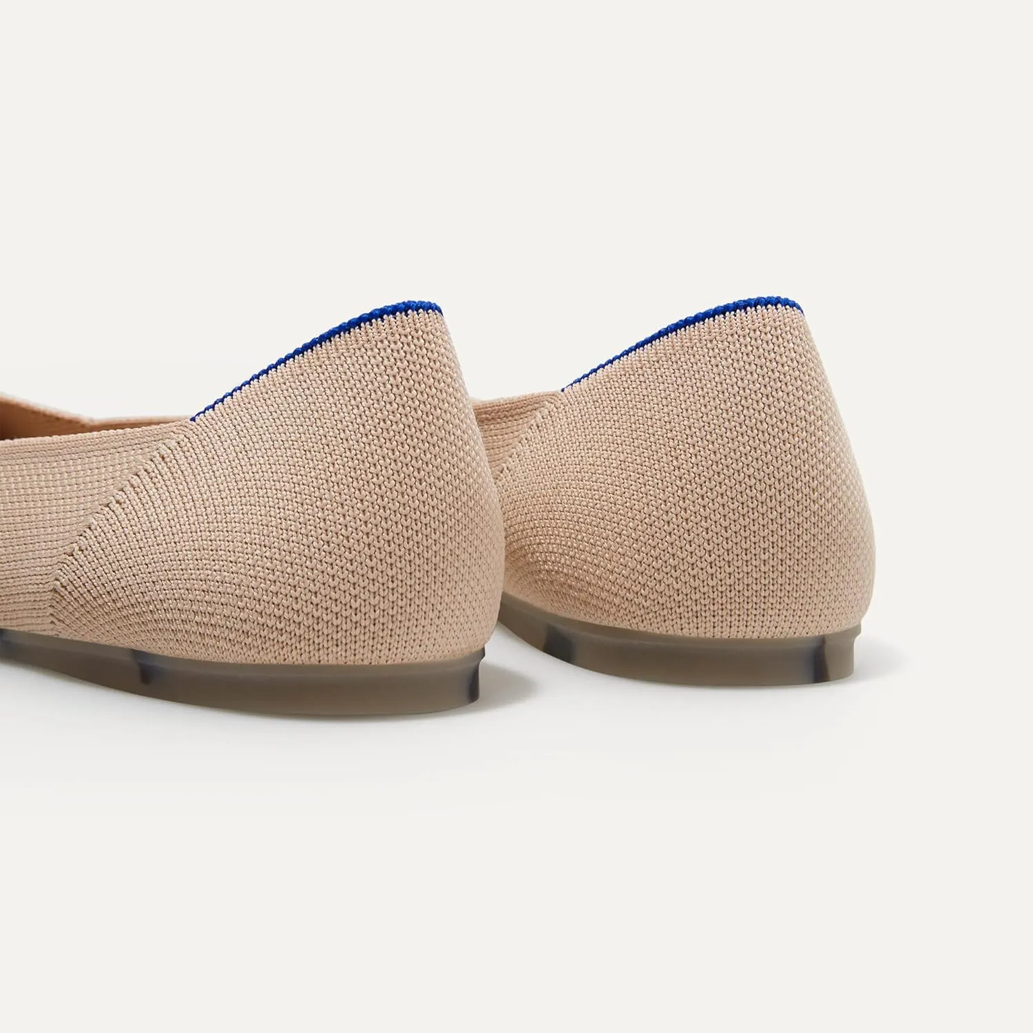 Rothy's The Square Women's Slip-On Shoes, Squared-Toe Flats, Made from Recycled Plastic Bottles & Machine Washable