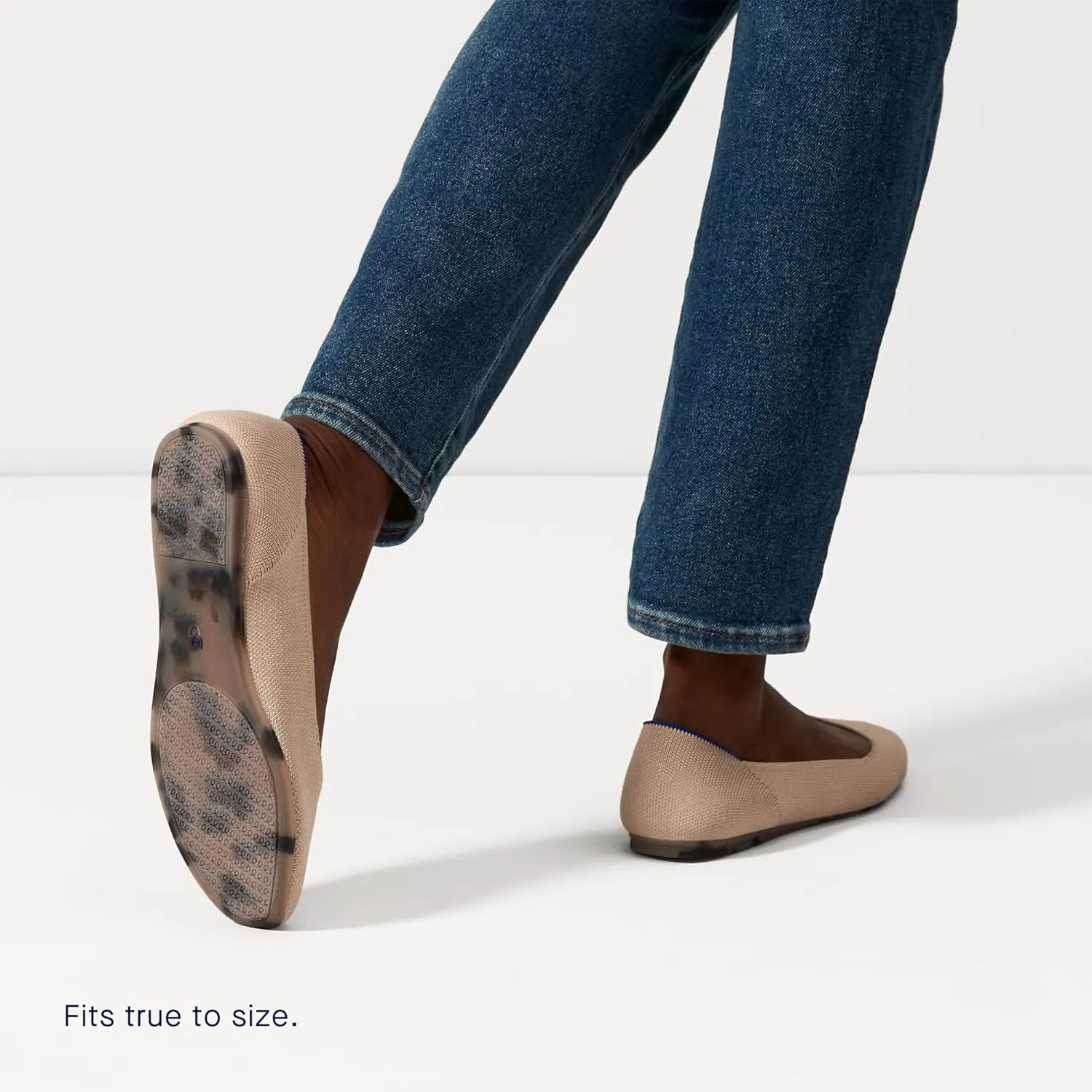 Rothy's The Square Women's Slip-On Shoes, Squared-Toe Flats, Made from Recycled Plastic Bottles & Machine Washable