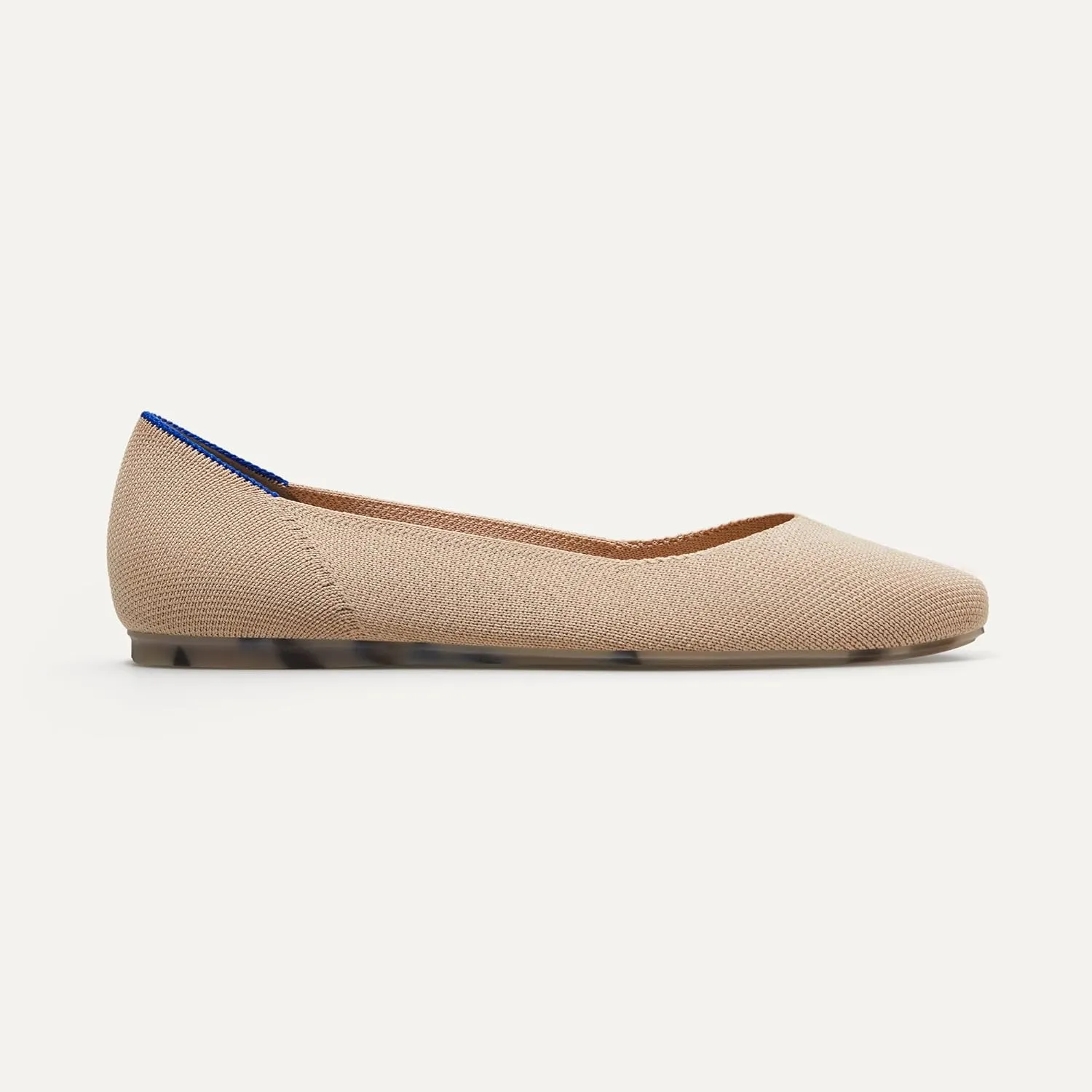 Rothy's The Square Women's Slip-On Shoes, Squared-Toe Flats, Made from Recycled Plastic Bottles & Machine Washable