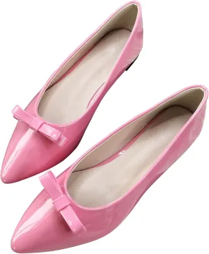 SAILING LU Casual Flat Shoes for Women Comfortable Slip-ons Loafers Women Moccasins Pointed Toe Ballerina Walking Flats Shoes Wear to Work