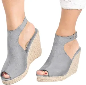 Sandals Women Dressy Summer, Sandals for Women Suede Peep Toe Ankle Booties Cut Out Stacked Heel Ankle Boots