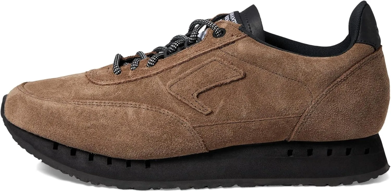 SAS® 7Eventy6ix-Y Running Shoes for Men – Leather and Textile Construction – Almond Toe – Lace-up Closure