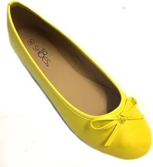 Shoes 18 Womens Ballerina Ballet Flats Shoe with Bow