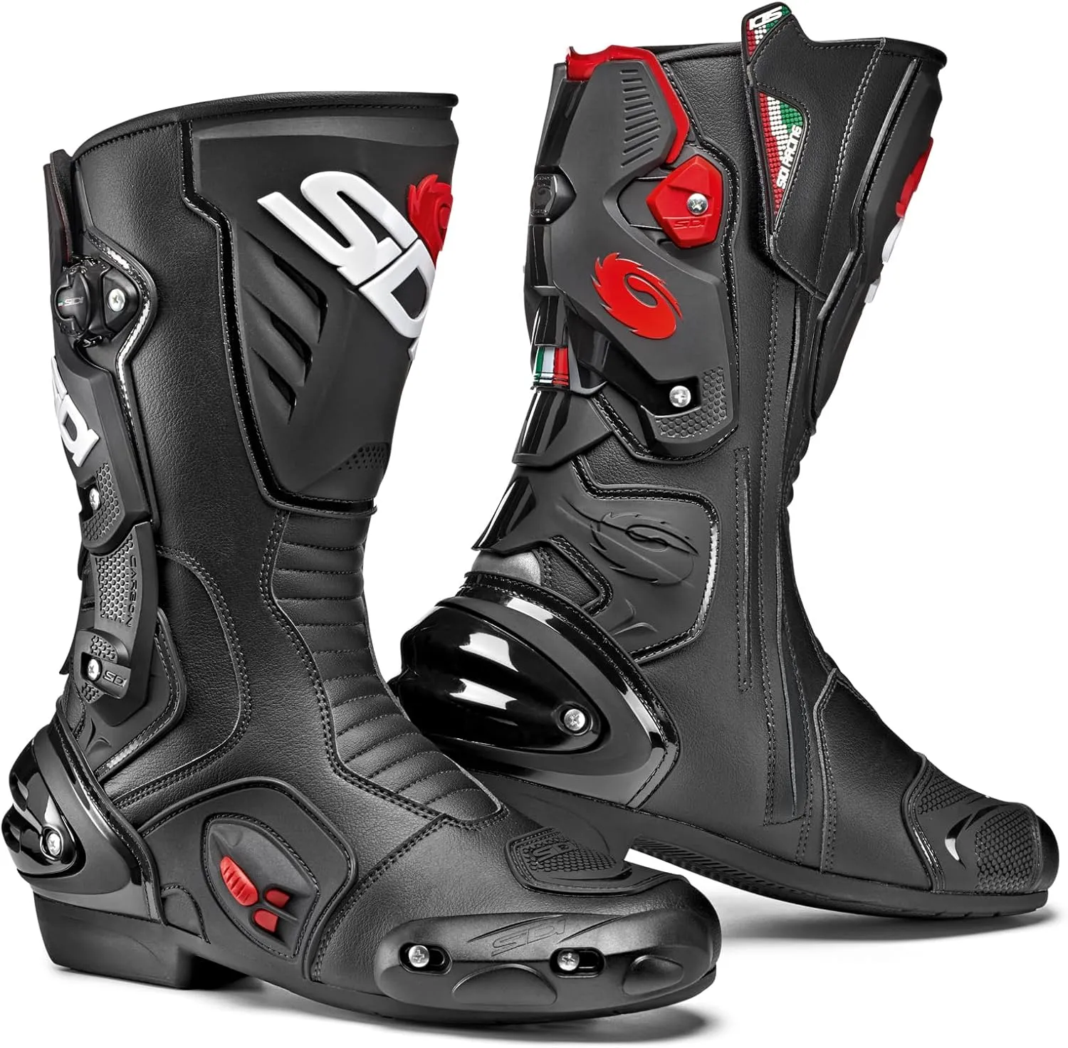 SiDI | Road Motorcycle Boots, Professional Racing Boots for Men VERTIGO, Elastic Zip, Ankle Support