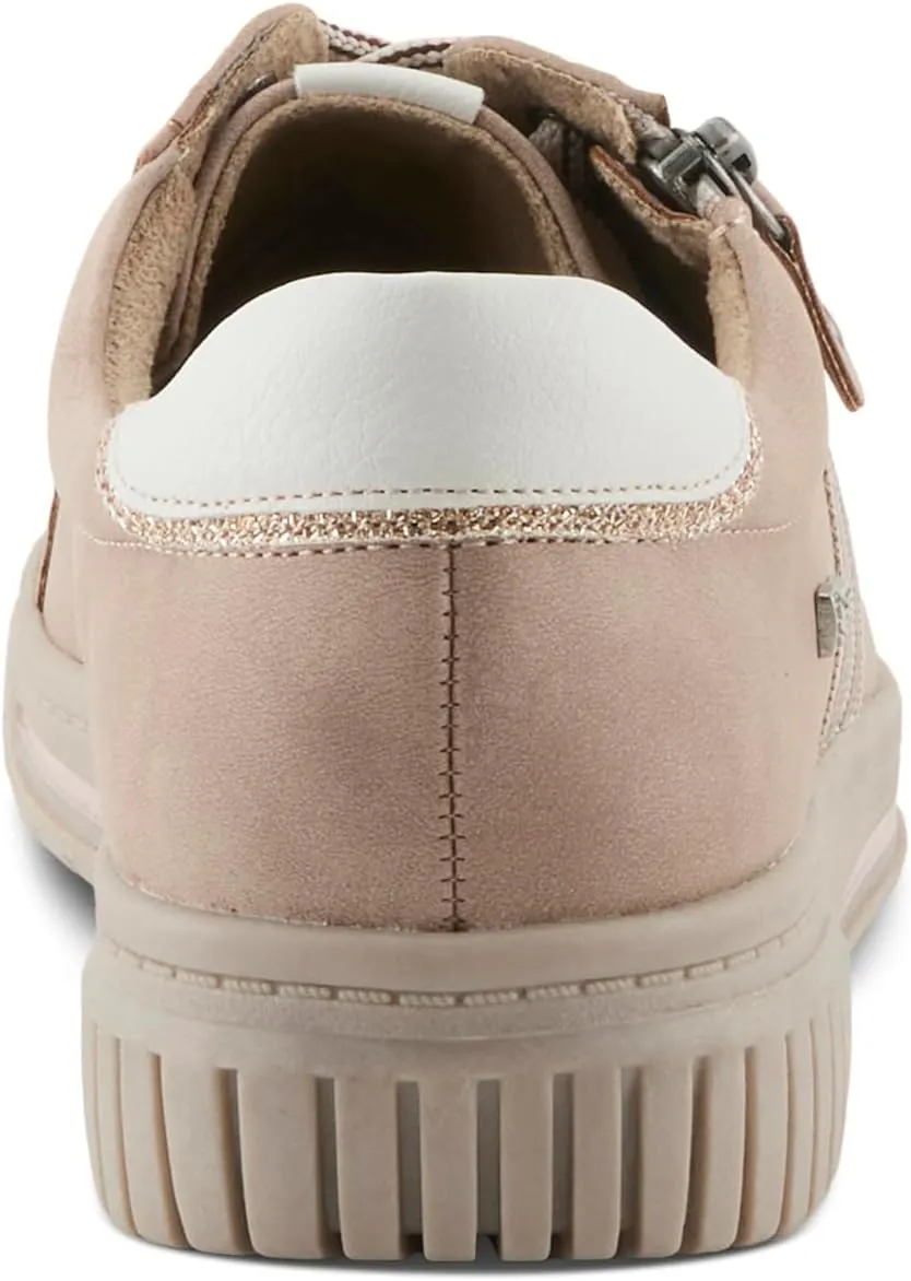 Spring Step Women's Jamia Relife Sneakers with Dual Closure, Plush Lining, and Shock Absorbing Design