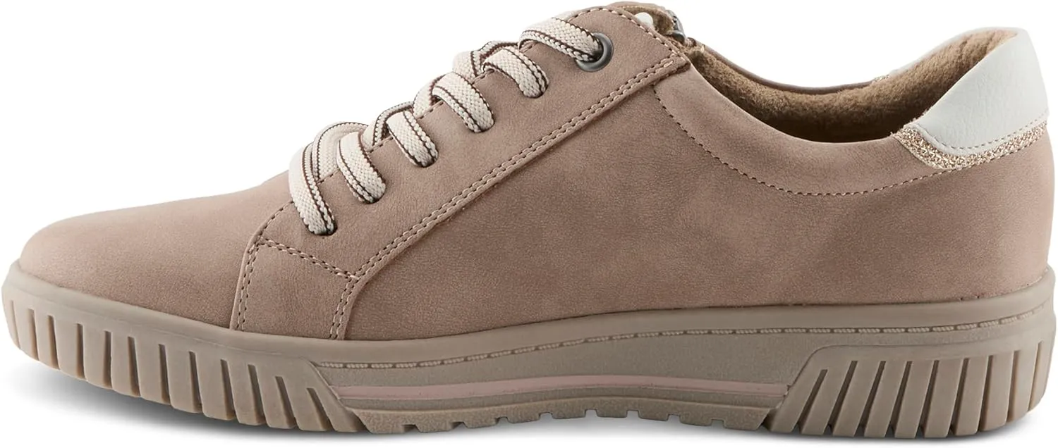 Spring Step Women's Jamia Relife Sneakers with Dual Closure, Plush Lining, and Shock Absorbing Design