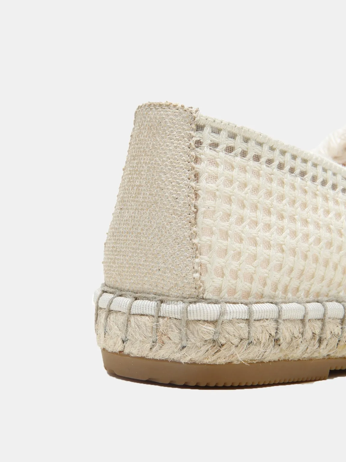 ST Beaded Knit Espadrilles