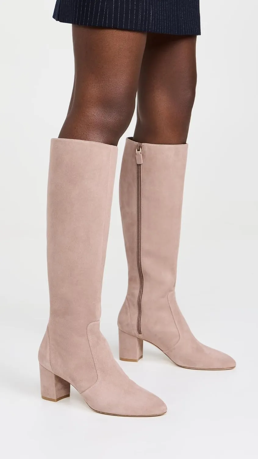 Stuart Weitzman Women's Yuliana Knee High Zip Boots 60mm