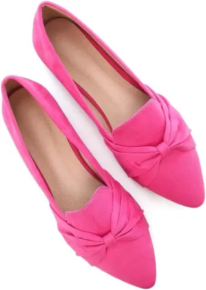 Stunner Classic Women's Pointed Toe Bowknot Ballet Flats Comfortable Cute Dress Flats