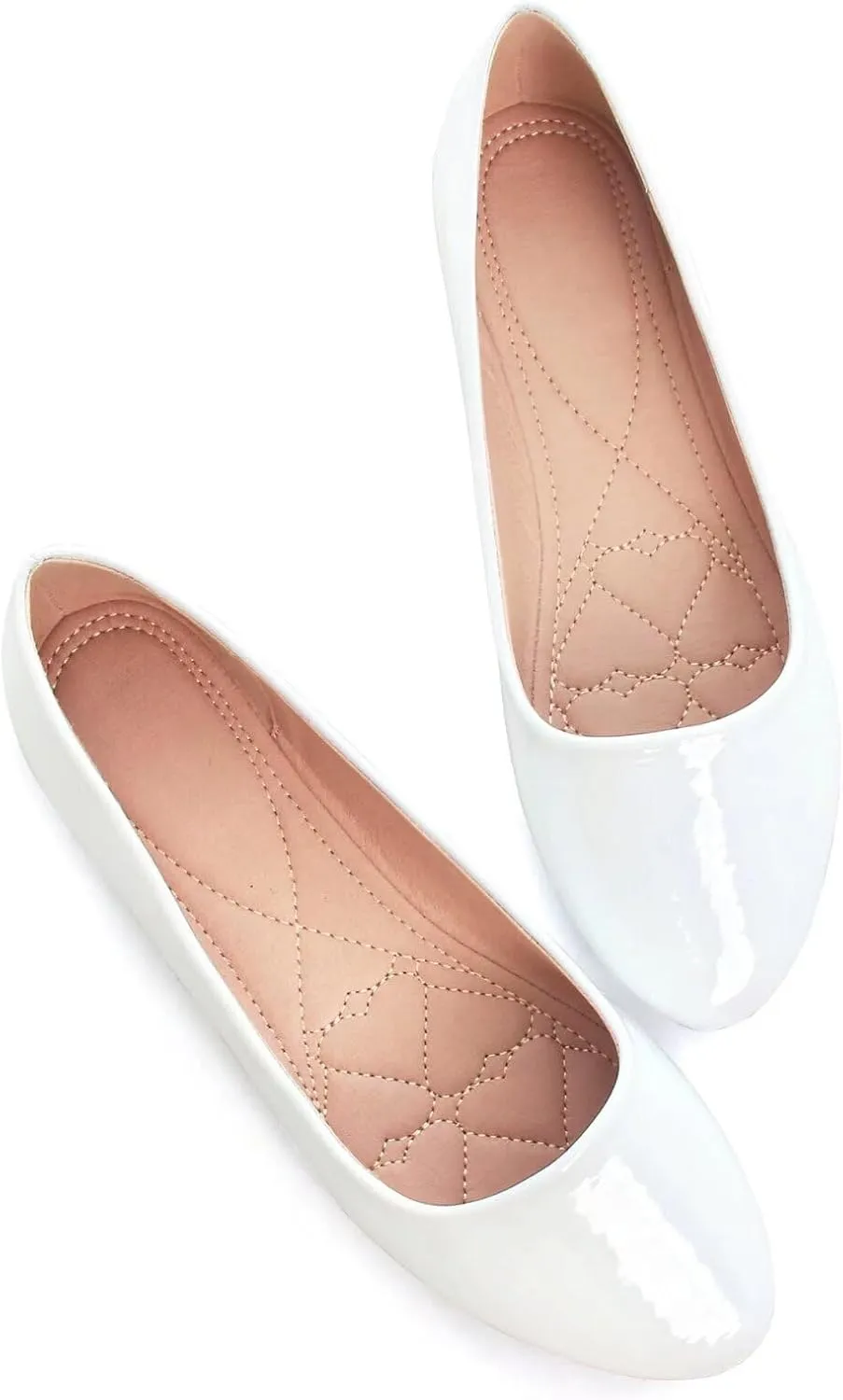 Stunner Women Cute Slip-On Ballet Shoes Soft Solid Classic Pointed Toe Flats
