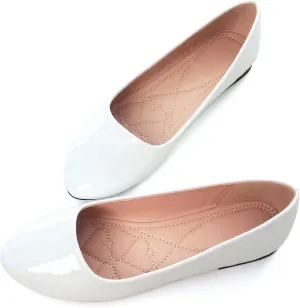 Stunner Women Cute Slip-On Ballet Shoes Soft Solid Classic Pointed Toe Flats