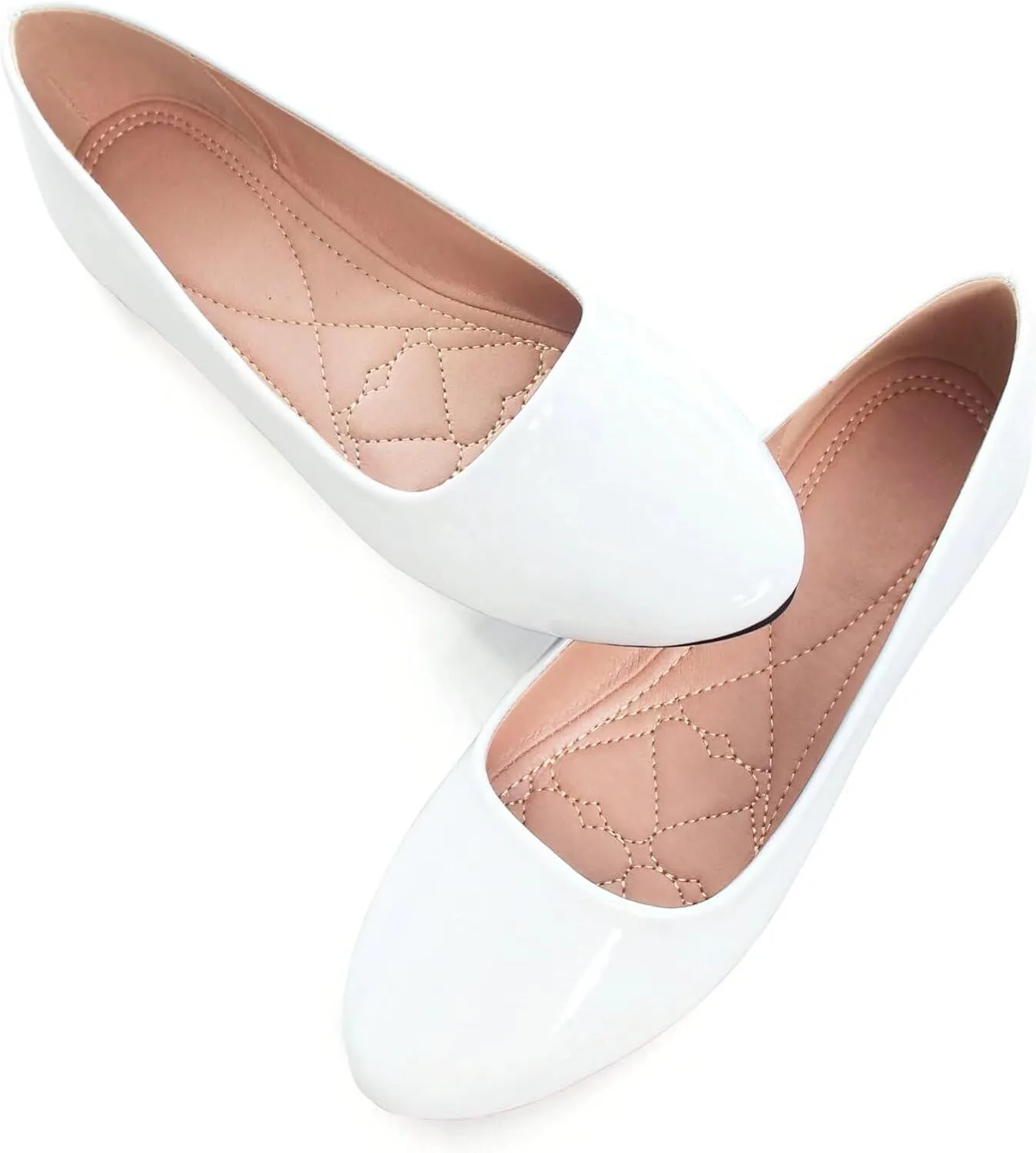 Stunner Women Cute Slip-On Ballet Shoes Soft Solid Classic Pointed Toe Flats