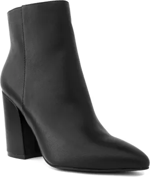 Sugar Women's Winter Chelsea Booties - Chunky High Heel, Pointed Toe, Fashion Ankle Boots-Evvie