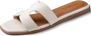 Tanamo Womens's Sandals Girls Slides Sandals Women Narrow Dressy Summer Flat Sandals Square Open Toe Casual Beach