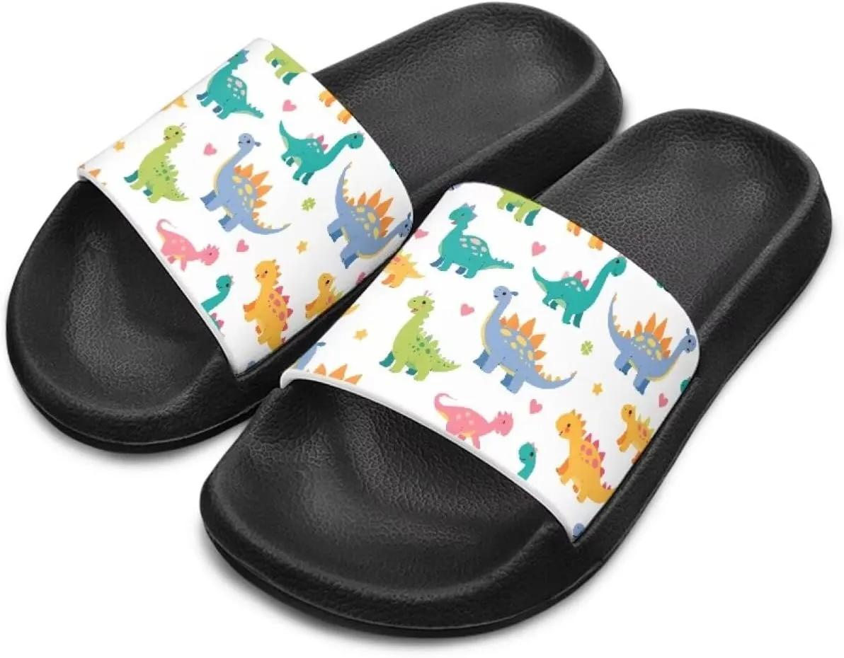 Toddler Active Boys Slides Comfortable Slip-On Kids Sandals Unisex Slides for Indoor and Outdoor Sporty Slides Beach Pool
